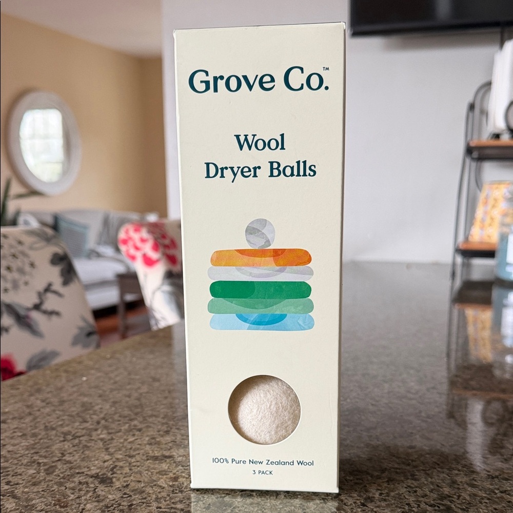 Grove Co.Wool Dryer Balls - Natural White